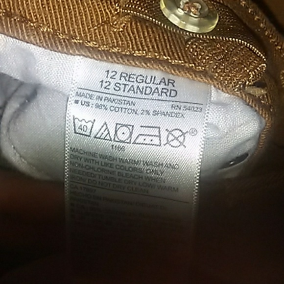 Old Navy Brown Jeans Size 12 R - Picture 4 of 5